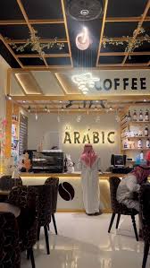 Coffee bar and barista at work